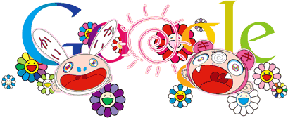 Πρώτη ημέρα του Καλοκαιριού. Doodle από τον Takashi Murakami, 2011