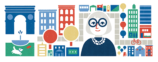 100η επέτειος από τη γέννηση της Jane Jacobs